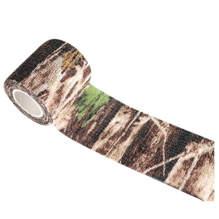 Camouflage Tape under $5! Yannianjz Camouflage Tape, Self-Adhesive Stretch Non-Woven Fabric for Outdoor Hunting, Camping Gear Wrap, No Residue Duct Tape, 4.5m x 5cm