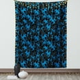 thumbnail image 1 of Camouflage Tapestry, Dark Toned Pattern Combat Equipment Masking and Hiding Army Attire, Wall Hanging for Bedroom Living Room Dorm Decor, 60W X 80L Inches, Black Blue Chocolate, by Ambesonne, 1 of 5