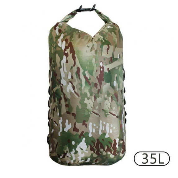 Camouflage Waterproof Dry Bag, Floating Waterproof Bag 3L/5L/10L/20L/35L Roll Top Lightweight Dry Storage Bag Backpack for Travel, Swimming, Boating, Kayaking, Camping and Beach