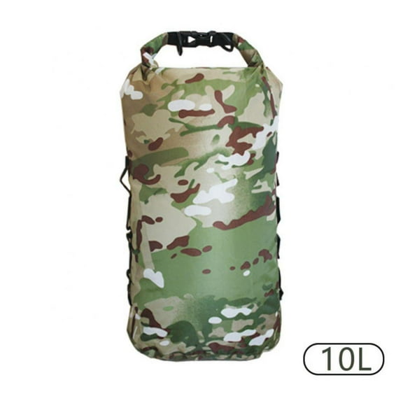Camouflage Waterproof Dry Bag, Outdoor Floating Waterproof Bag 3L/5L/10L/20L/35L Roll Top Lightweight Dry Storage Bag Backpack for Travel, Swimming, Boating, Kayaking, Camping and Beach