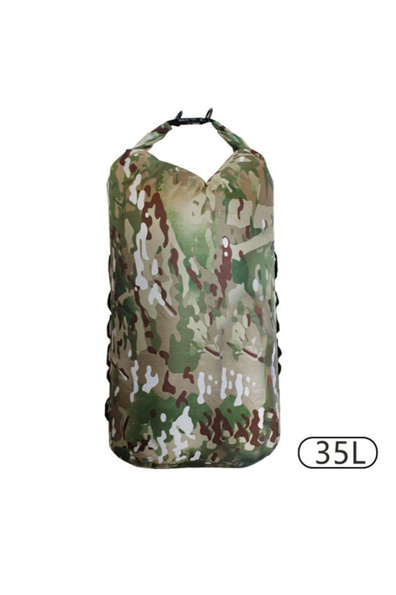 Camouflage Waterproof Dry Bag, Outdoor Floating Waterproof Bag 3L/5L/10L/20L/35L Roll Top Lightweight Dry Storage Bag Backpack for Travel, Swimming, Boating, Kayaking, Camping and Beach