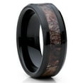 thumbnail image 1 of Camouflage Wedding Ring,Black Tungsten Ring,8mm Wedding Ring,Unique Wedding Ring,Black Tungsten Ring, 1 of 4