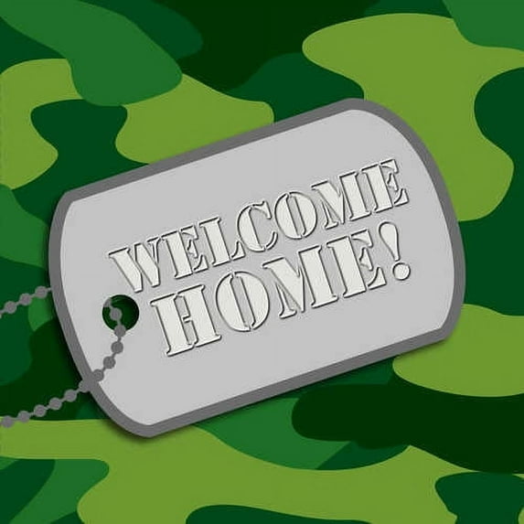 Camouflage Welcome Home Lunch Napkins
