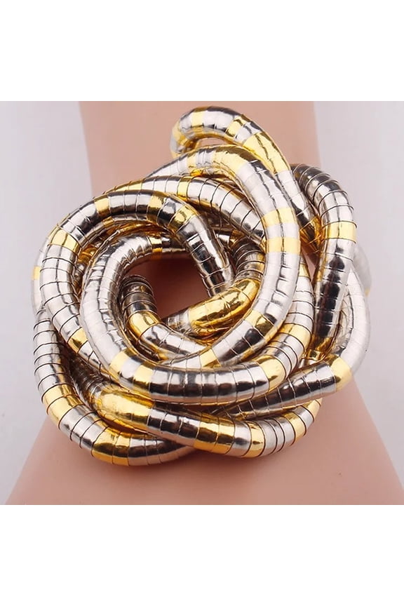 Camouflage Wrappable Snake Jewelry - 0.24*35.43in Flexible Snake Chain Necklace, Hinge Design, Multifunctional (Necklace, Bracelet, Bangle), Cool Random Shape, Stylish Women's Accessory, 1pc