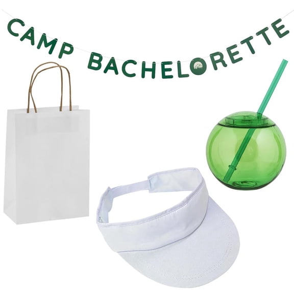 Camp Bachelorette Party Handout & Decorating Kit  74 pc