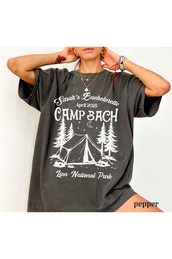 Camp Bachelorette Party Shirt Mountain Bride Tee