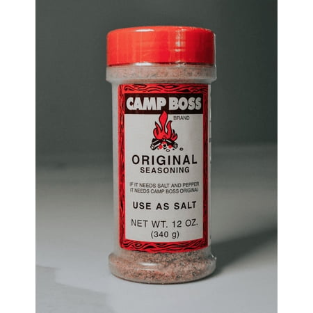 Camp Boss Original Seasoning - 12 oz. - Use as a Flavorful Salt Substitute