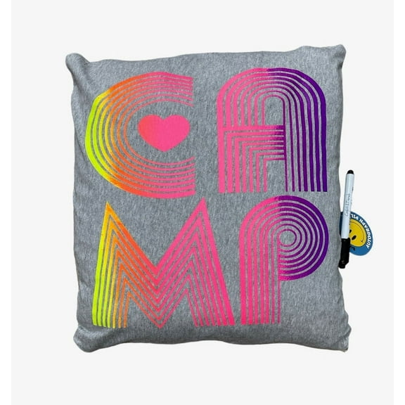 Camp Bunk Kids Autograph Pillows A Great Pre-Camp Gift for Boys Or Girls(Camp Retro)