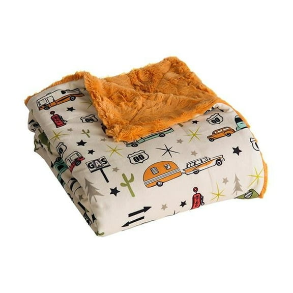 Camp Casual 50 in. The Throw - Road Trip
