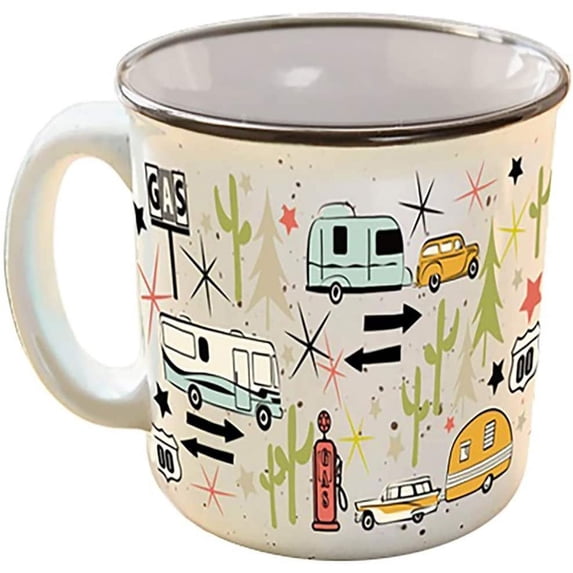 Camp Casual CC-004C CC-004W Mug Wanderlust White,1 Per Pack
