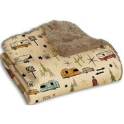 Camp Casual CC-005RTG Road Trip Grey Blanket Throw