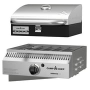 Camp Chef 14  Propane Sidekick Grilling Side Burner with Stainless Barbque Box Model PG14BB