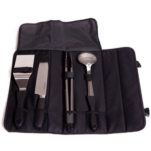 Camp Chef 5 Piece All Purpose Chef Set - KSET5, Stainless Steel Camping Mess Kit