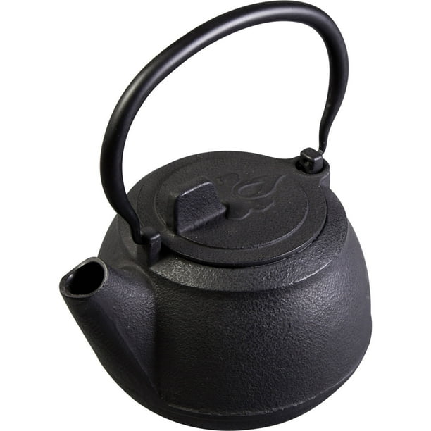 Camp Chef Cast Iron Teapot CITP, True Seasoned ReadyToUse, Black