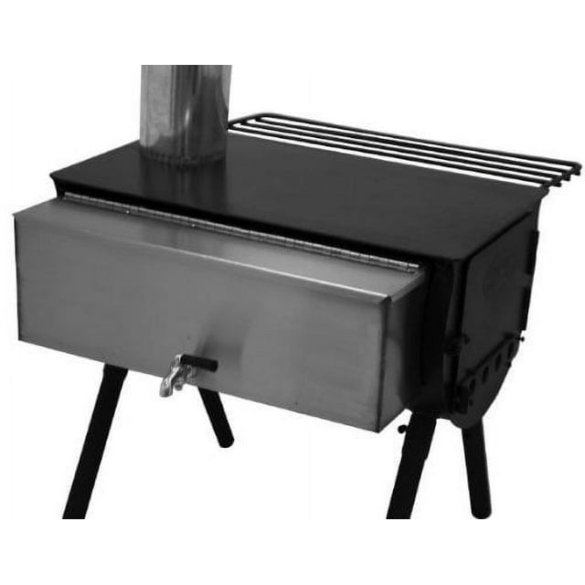 Camp Chef Cylinder Burner Hot Water Tank, Black,