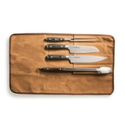 Camp Chef Deluxe Knife Set 30 Year Anniversary - KSET4, Includes 10 Chef Knife, 7 Santoku Knife, 16 Grill Tongs, 8 Carving Fork, Knife Case