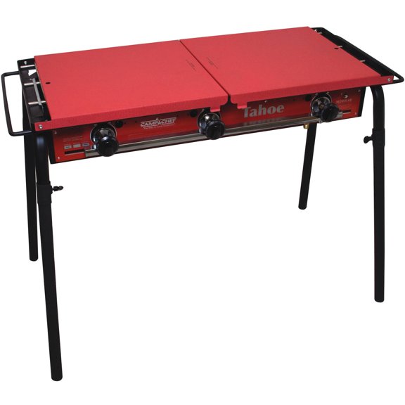 Camp Chef Folding Side Shelves 2-Pack, Fits Most 16in Stoves, Red