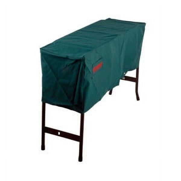 Tan Weather-Resistant Grill Cover for Three-Burner Cooking Systems