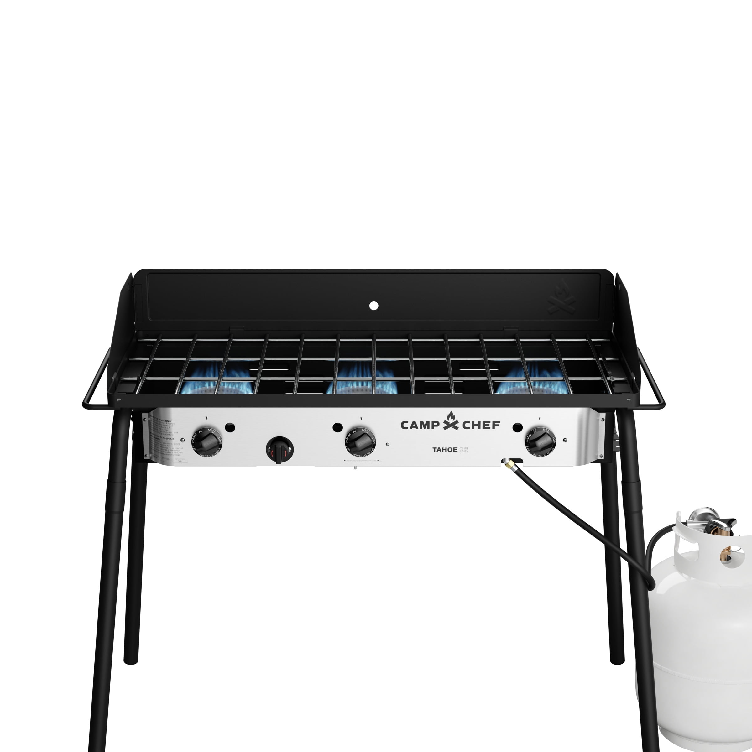 Camp Chef Expedition Triple Burner Stove with Griddle