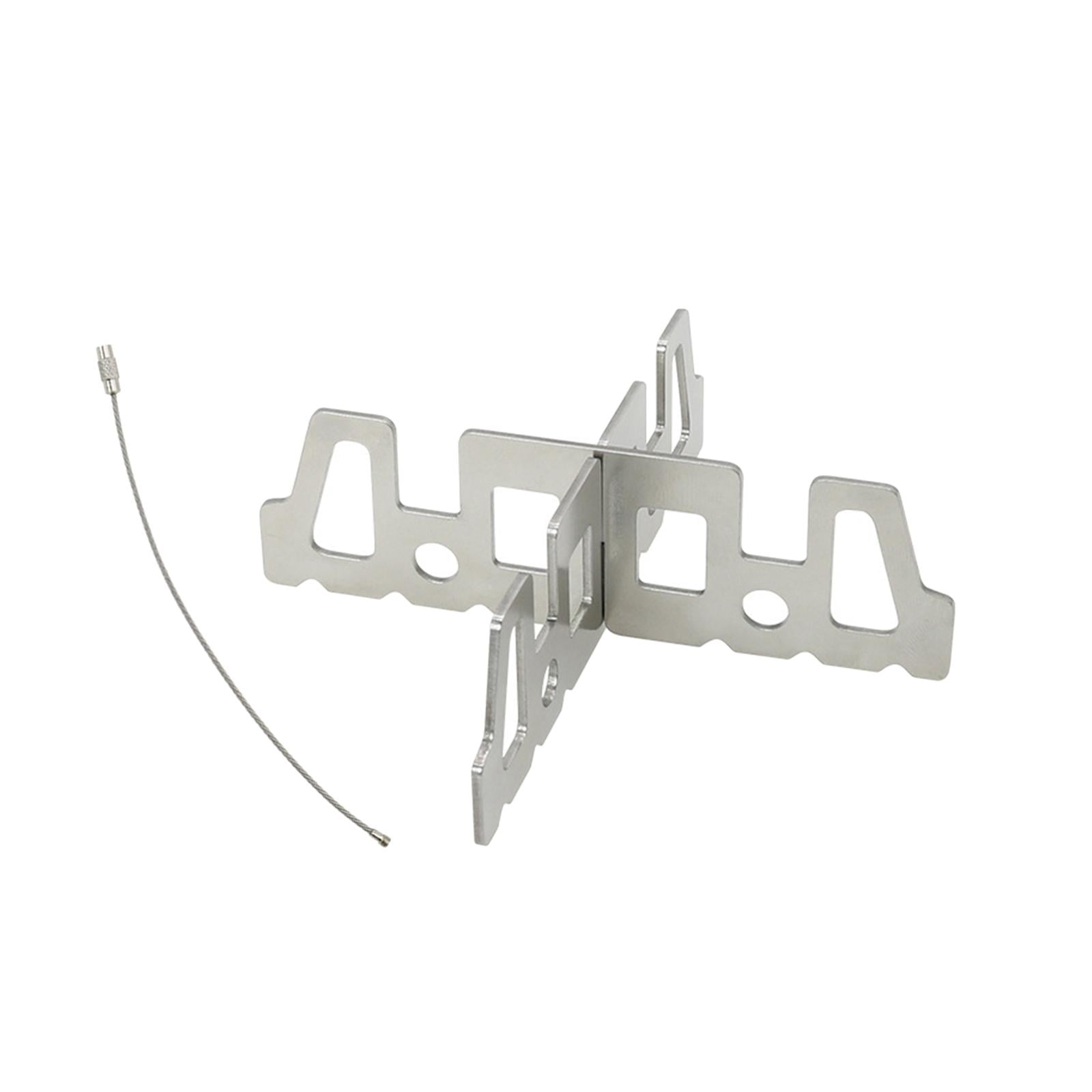 Camp Cross Stand Camp Rack Portable Pot Holder Camp Pot Stand for Picnic Travel Camping Hiking