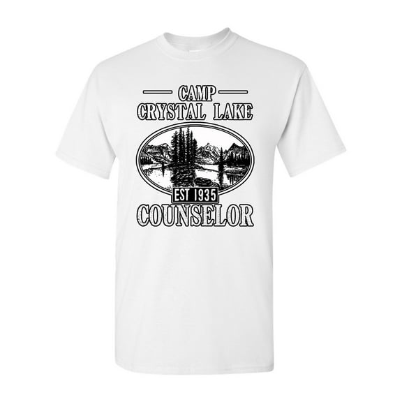Camp Crystal Lake Counselor 1935 Summer TV Parody Funny DT Adult T-Shirt Tee
