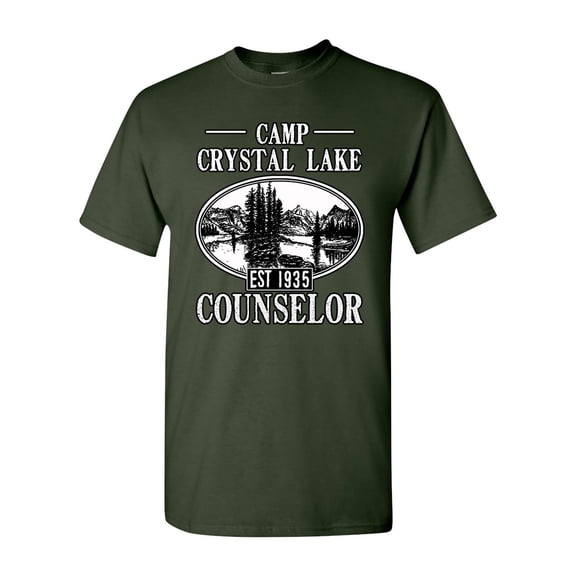 Camp Crystal Lake Counselor 1935 Summer TV Parody Funny DT Adult T-Shirt Tee