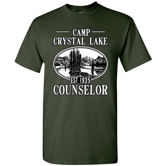 Camp Crystal Lake Counselor 1935 Summer TV Parody Funny DT Adult T-Shirt Tee