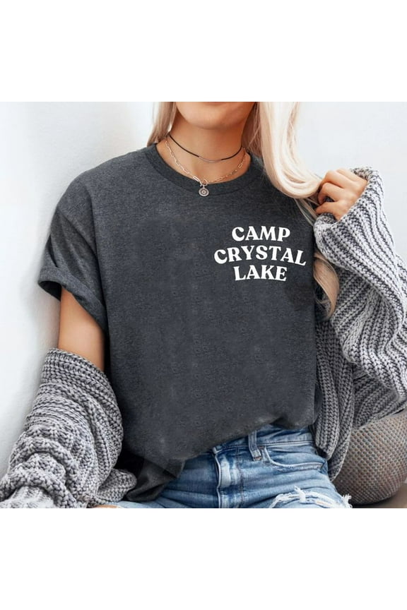 Camp Crystal Lake Counselor - Friday the 13th Horror Movie Inspired Replica Unisex, Men's And Women's Graphic Tee 100% Cotton by TBun, Full Sizes S-5XL