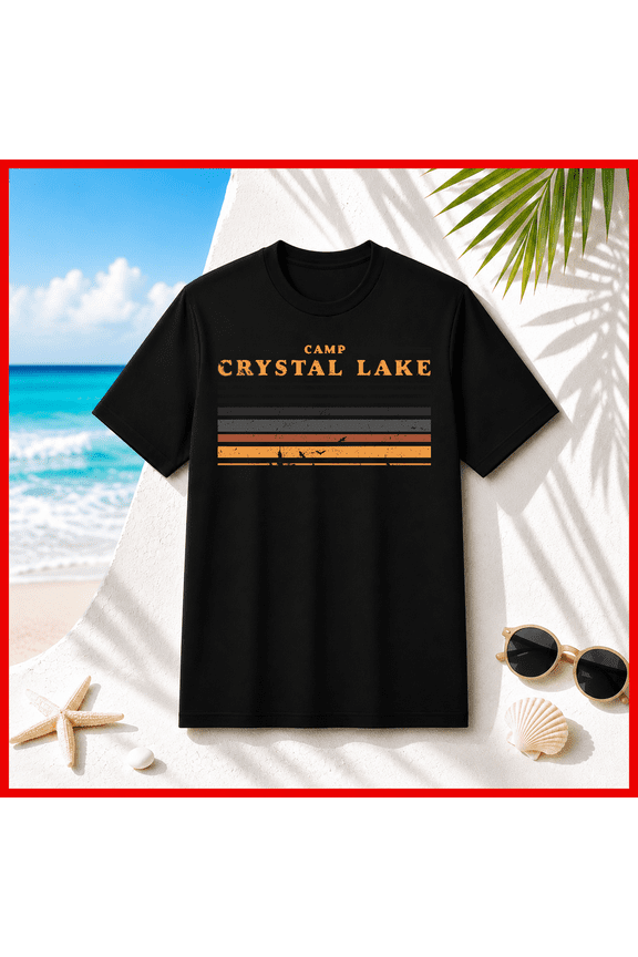Camp Crystal Lake Counselor Friday the 13th Jason Retro Horror Unisex T-Shirt V10692, S-5XL