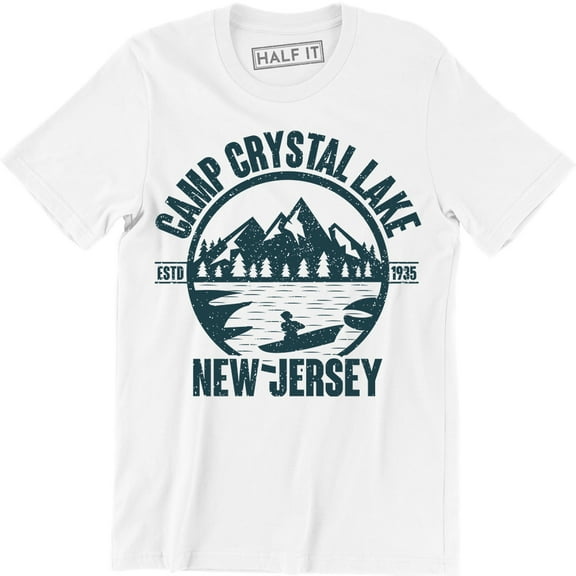 Camp Crystal Lake Estd 1935 Jersey - Friday Halloween Men Tee Shirt