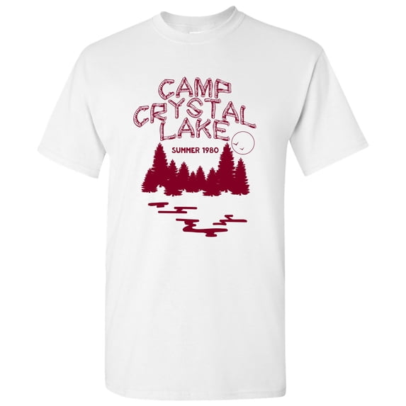 Camp Crystal Lake - Halloween Movie T Shirt - Large - White