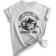 thumbnail image 1 of Camp Crystal Lake Shirt, Unisex Women's Men's Shirt, Funny Horror Movie T-shirt, Graphic Tee, Heather Ash, 3X-Large, 1 of 6