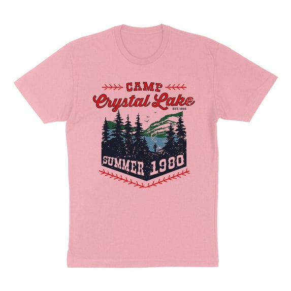 Camp Crystal Lake Shirt Unisex X-Large Pink