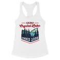 thumbnail image 1 of Camp Crystal Lake Tank Top Fitted Racerback Women's Large White, 1 of 5