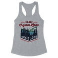 thumbnail image 1 of Camp Crystal Lake Tank Top Fitted Racerback Women's X-Large Heather Grey, 1 of 5