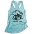 thumbnail image 1 of Camp Crystal Lake Tank Top, Ladies Racerback Tank Top, Funny Halloween Tank, Horror Graphic Tee, Cancun, XX-Large, 1 of 3