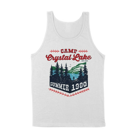 Camp Crystal Lake Tank Top Unisex Large White