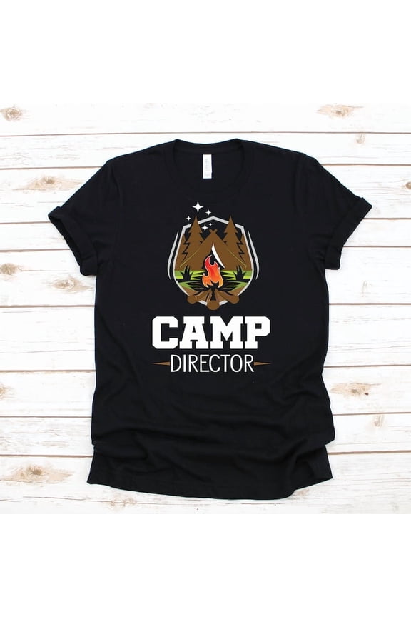 Camp Director Coordinator Campground Host Camping Fun Graphic Tee Shirt,for unisex up to size 5XL
