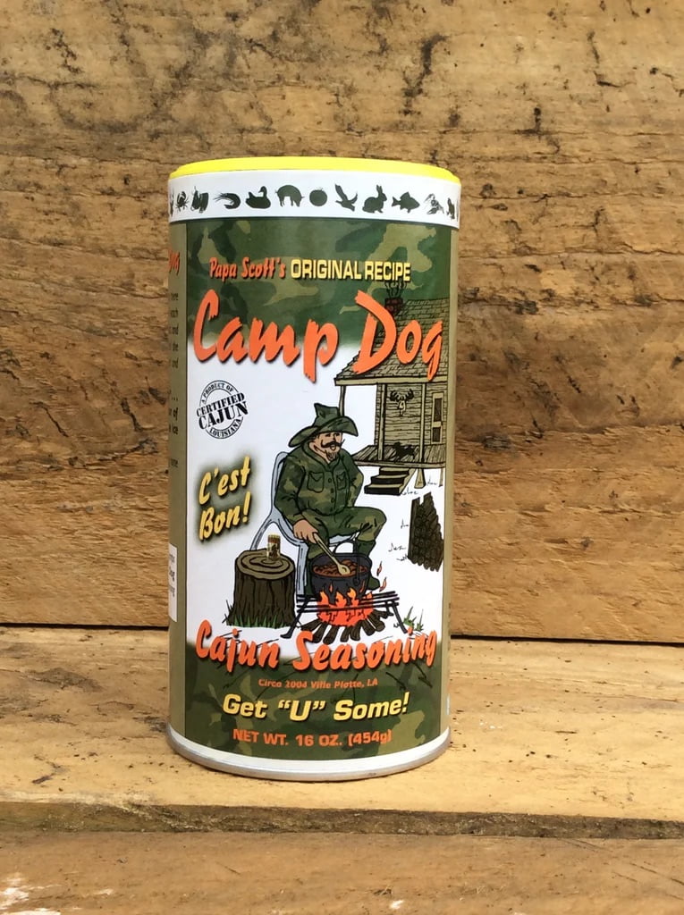 Camp Dog Original Cajun Seasoning 16 oz Bold & Authentic Cajun