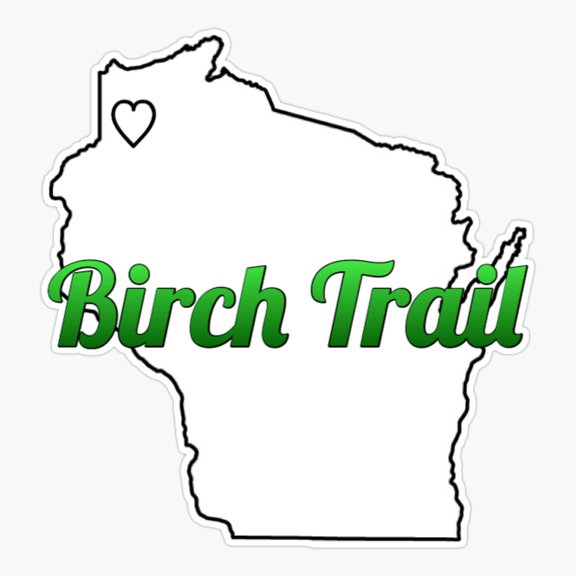 Birch Trail Camp Location Vinyl Decal Sticker