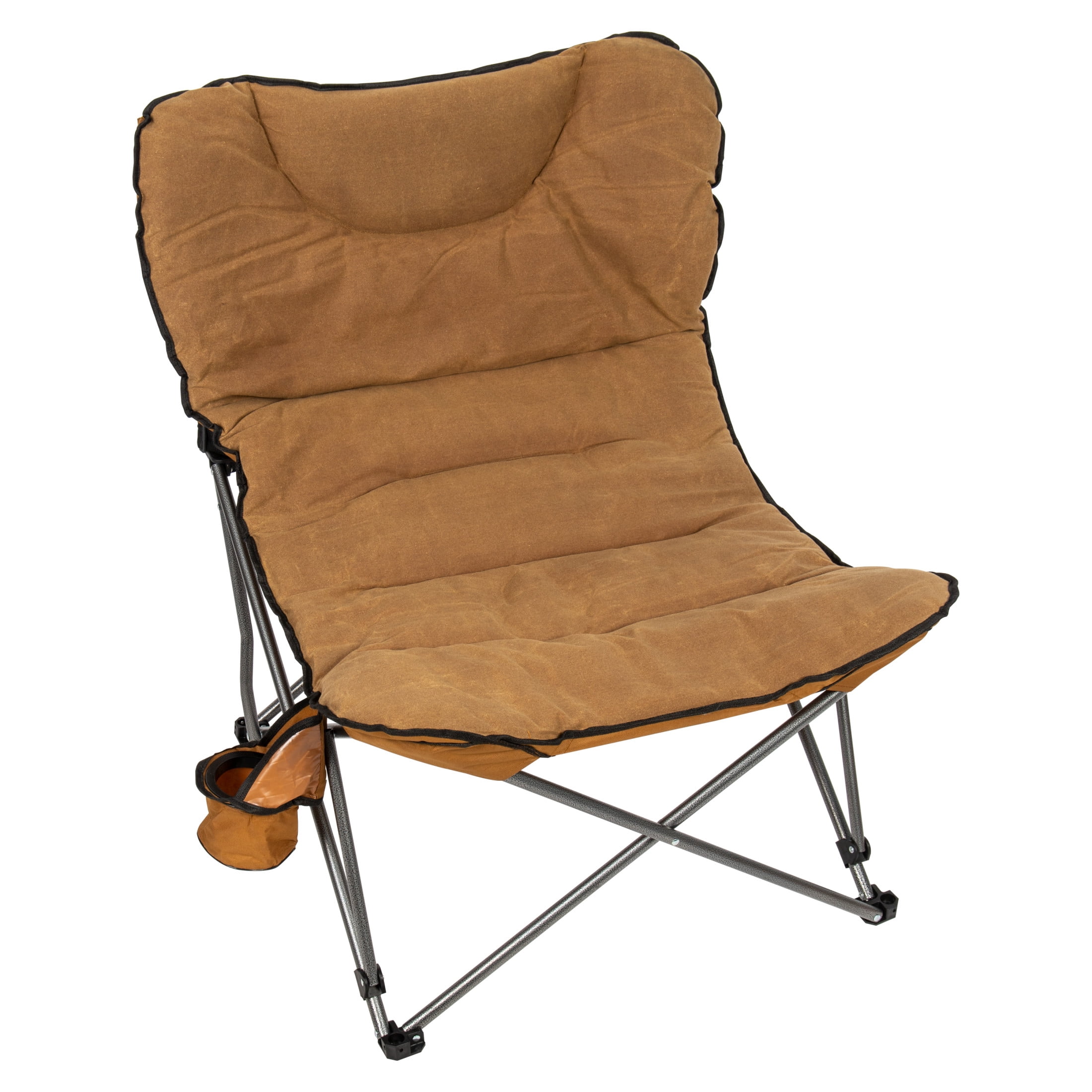 Camp & Go XXL Ultra Padded Camping Chair, Tan