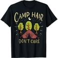 thumbnail image 1 of Camp Hair Don't Care Vintage T-Shirt Black Medium, 1 of 4