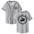 thumbnail image 1 of Camp Half-Blood Baseball Jersey V-Neck Short Sleeve Button-up Shirts Women Men Streetwear Tops, 1 of 3