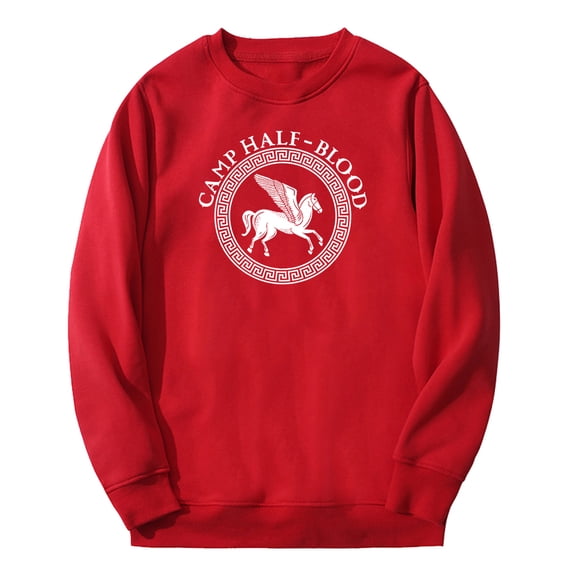Camp Half-Blood Crewneck Long Sleeve Streetwear Men Women Pullover Sweatshirts