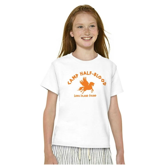 Camp Half Blood Greek Mythology Crewneck T Shirts Boy Girl Teen Brisco Brands S