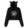 thumbnail image 1 of Camp Half-Blood Hoodie Cat Ears Hooded Sweatshirts Long Sleeve Crop Top Women's Clothes, 1 of 3