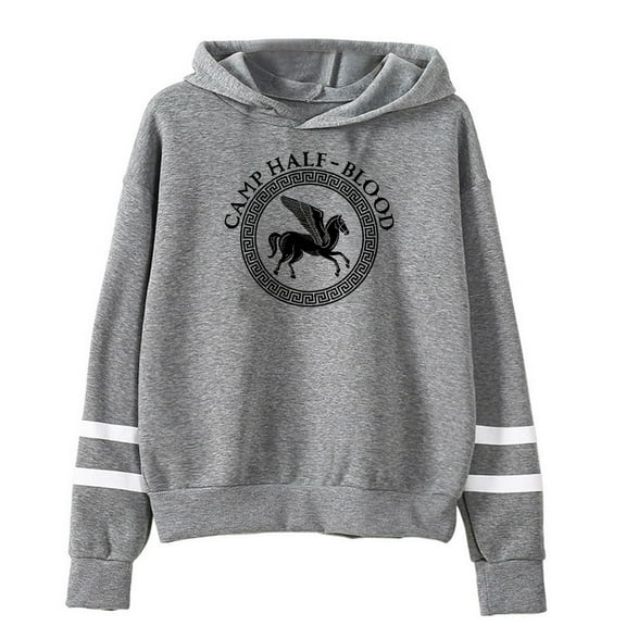 Camp Half-Blood Hoodie Pocketless Parallel Bars Sleeve Streetwear Women Men Hooded Sweatshirt
