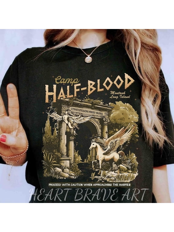 Camp Half Blood Pegasus, Half Blood Chronicles Apparel, Greek Demigods Tee, Reckless Book, Lauren Roberts, Book Lover Tee