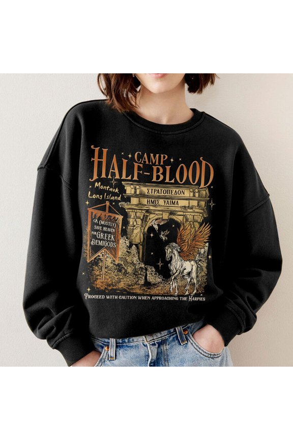 Camp Half Blood Pegasus T Shirt, Half Blood Chronicles Apparel, Greek Demigods Sweatshirt, Book Lovers