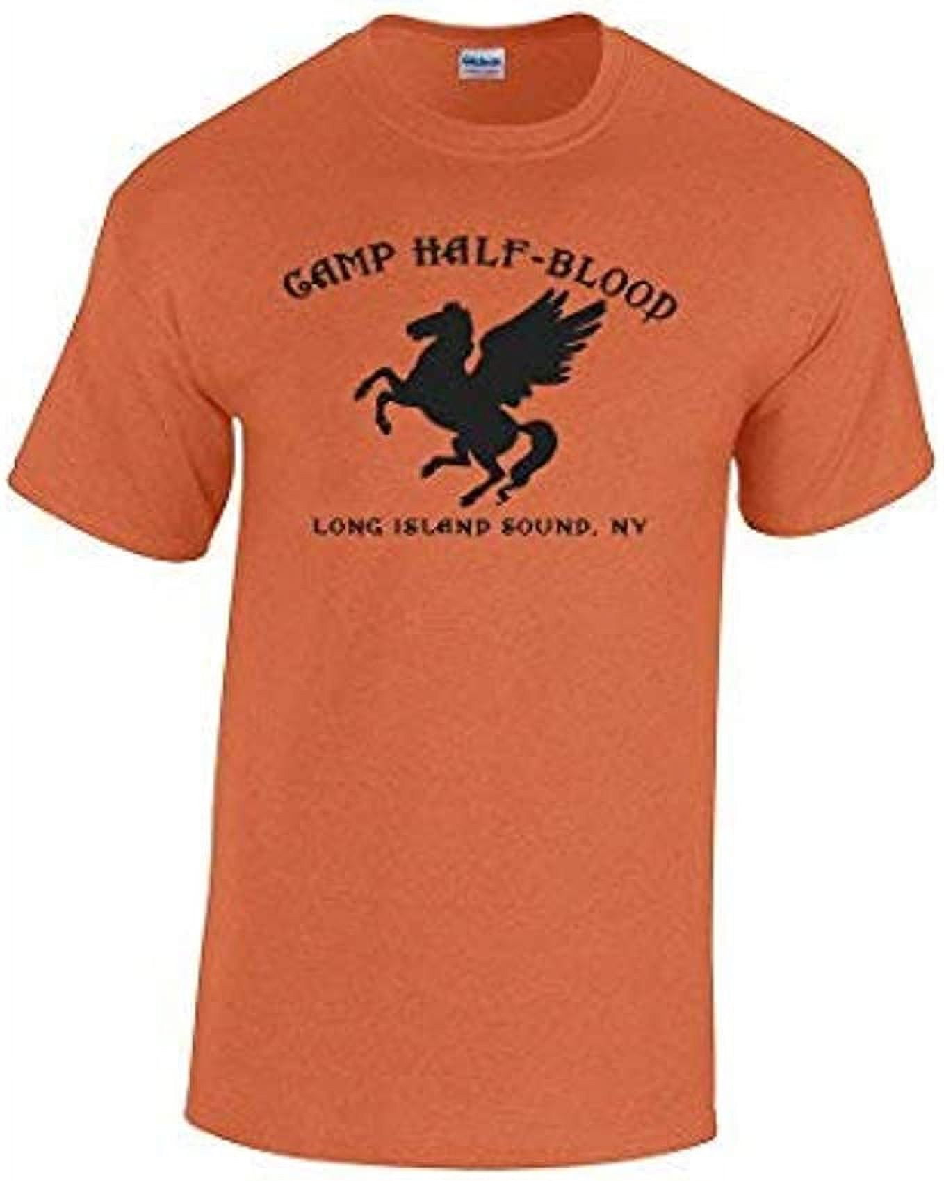 Camp Half-Blood Short Sleeve T-shirt-Orange-XXL 